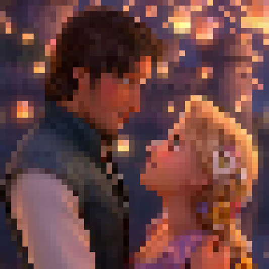 "Rapunzel & Flynn" Mosaic